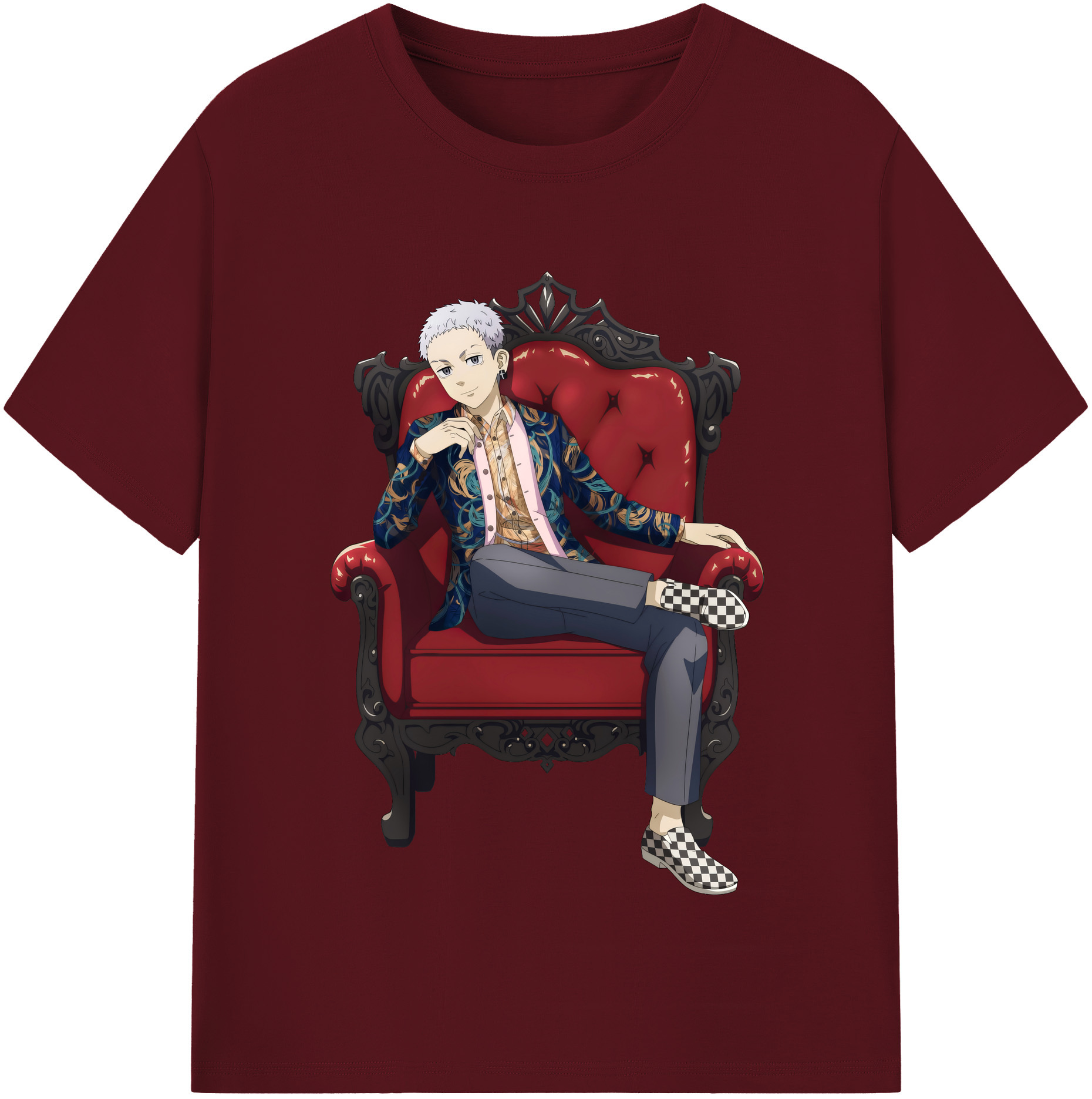 （画像用） 東京リベンジャーズ Tokyo Revengers 綿100％半袖Tシャツ（フロントプリント）